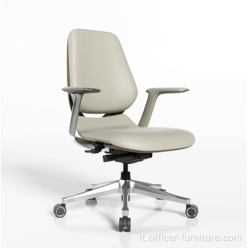 Nuova sedia da ufficio ergonomico in lega in lega di alluminio